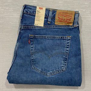 Levi's 514 Straight Leg Jeans Men's 40 x 30 Regular Fit Medium Wash Denim